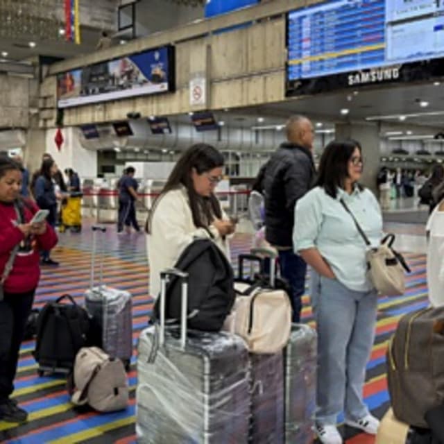 Half of Venezuela flights cancelled