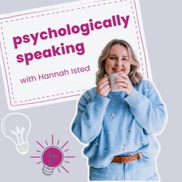 You are not that important: finding Joy and doing weird stuff with Hannah Isted.