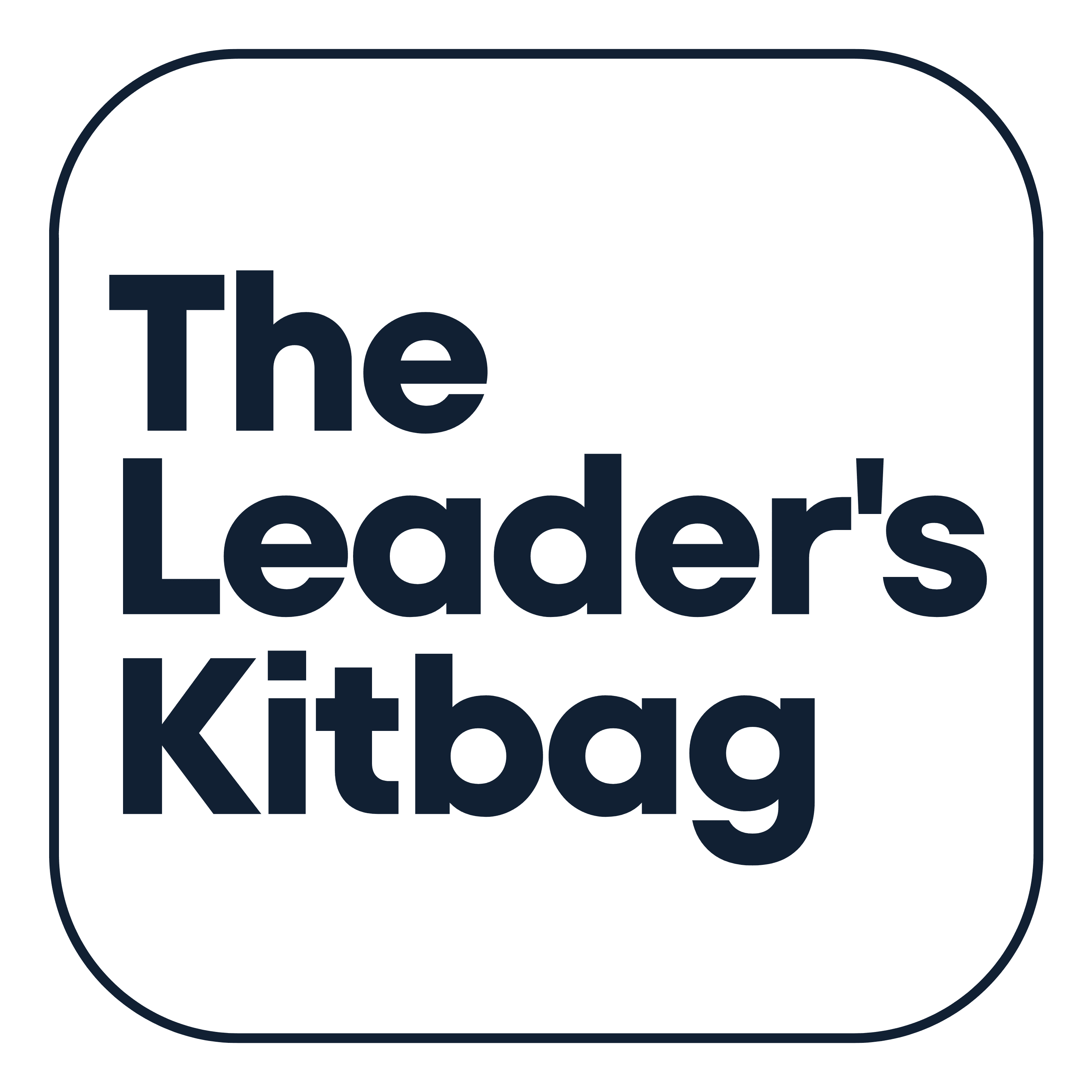 The Leader's Kitbag