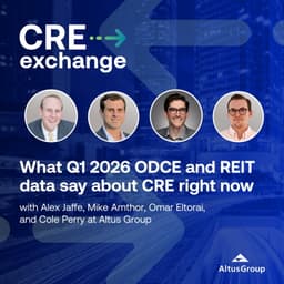 What the Q1 2026 ODCE and REIT data say about CRE right now