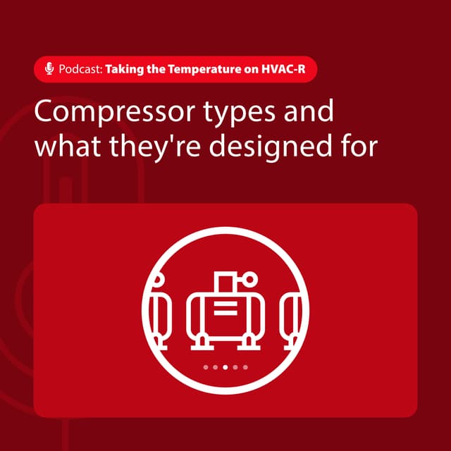 Compressor types and what they are designed for