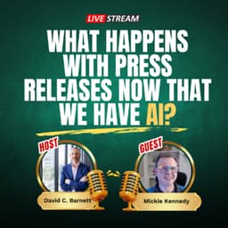LIVE - What happens with press releases now that we have AI
