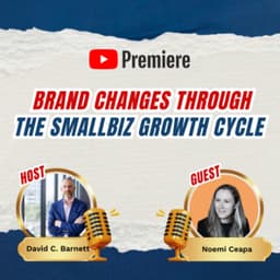 PREMIERE Noemi Ceapa- Personal vs Business Branding through the life of a small business