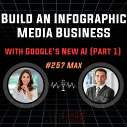 #257 Max: How to Build an Infographic Media Business with Google's New AI (Part 1)