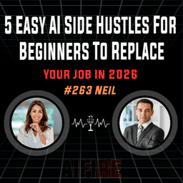 #263 Neil: 5 Easy AI Side Hustles For Beginners To Replace Your Job In 2026