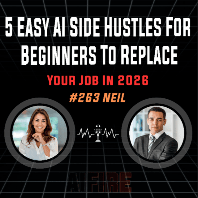 #263 Neil: 5 Easy AI Side Hustles For Beginners To Replace Your Job In 2026