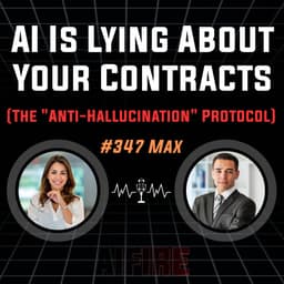 #347 Max: AI Is Lying About Your Contracts (The "Anti-Hallucination" Protocol)