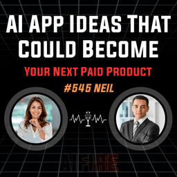 #545 Neil: AI App Ideas That Could Become Your Next Paid Product