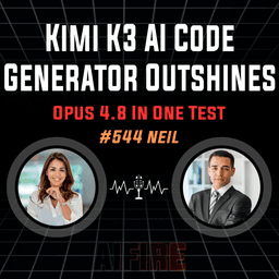 #544 Neil: Kimi K3 AI Code Generator Outshines Opus 4.8 In One Test