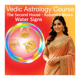 Second House of Water Signs | Cancer Scorpio Pisces Speech, Wealth & Family in Vedic Astrology