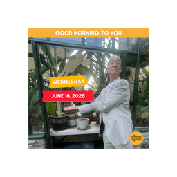 Get to work!: Wednesday, June 24, 2026