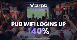 England’s semi-final sent pub footfall up 316% at its peak, guest WiFi data reveals