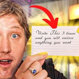 Write this for 30 Seconds & The Universe will Bring It To You