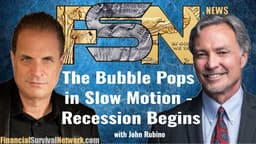 The Bubble Pops in Slow Motion - Recession Begins - John Rubino