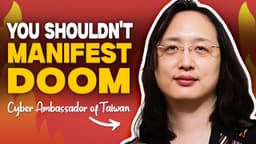 Taiwan's Cyber Ambassador-At-Large Says Humans & AI Can FOOM Together