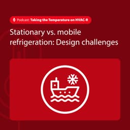Stationary vs. mobile refrigeration: Design challenges