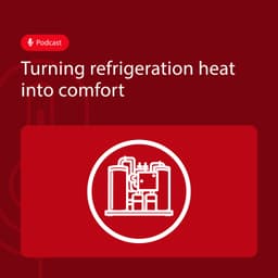 Turning refrigeration heat into comfort