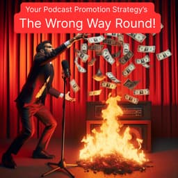 Your podcast promotion strategy's in reverse!