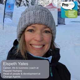 Elspeth Yates, career coach at Happier Humans and head of people at Change Agents