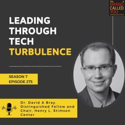 Leading Through Tech Turbulence | Dr David A Bray, Distinguished Fellow and Chair, Henry L. Stimson Center