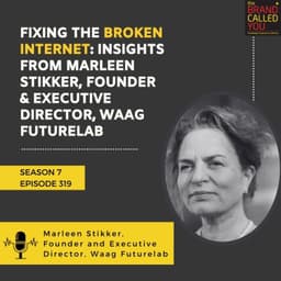 Fixing the Broken Internet: Insights from Marleen Stikker, Founder & Executive Director, Waag Futurelab