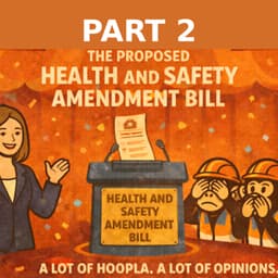 Special Episode: Health and Safety at Work Amendment Bill Part 2