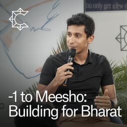 From -1 to Meesho | Before the IPO | How Vidit Aatrey & Sanjeev Barnwal Built for Bharat