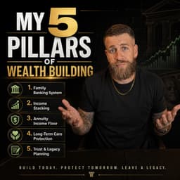 Episode #117 What Happens If Your Income Stops? Here's My 5 Pillars of Building & Securing Your Wealth