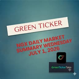 Greenticker NGX Daily Market Summary July 1, 2026