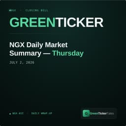 Greenticker NGX Daily Market Summary July 2, 2026