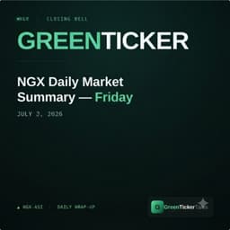 Airtel Africa lifts NGX by 2.19%: Daily Market Summary July 3, 2026