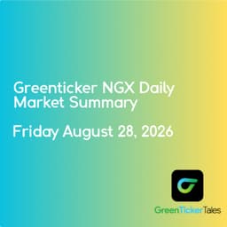 Seplat led the gainers: NGX Daily Market Summary Friday August 28, 2026
