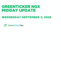 Stanbic IBTC is leading by volume and value traded: NGX Midday Update September 2, 2026