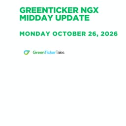ABC Transport is leading the losers: NGX Midday Update Monday October 26, 2026
