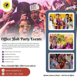 Holi Party For Corporates