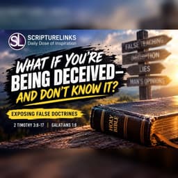 What If You Are Being Deceived and do not Know it