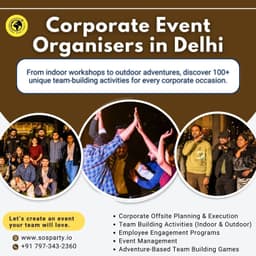 Corporate Event Organisers in Delhi