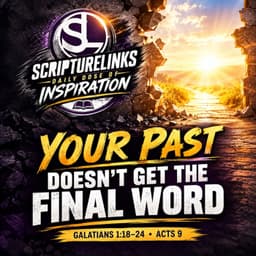 Your Past Does Not Get The Final Word