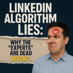 LinkedIn Algorithm Lies: Why the "Experts" Are Dead Wrong (Do This Instead)