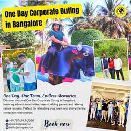 One Day Outing in Bangalore