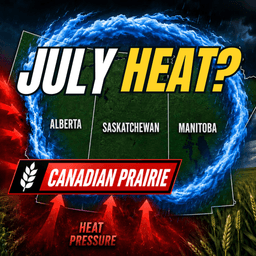 Canadian Prairies Summer Forecast: Will July Heat Hurt Crops?