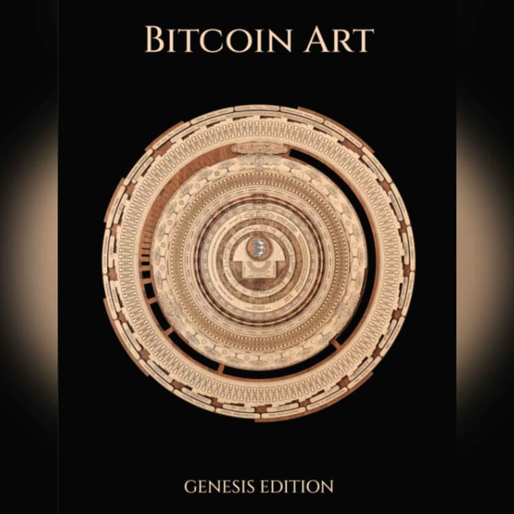 Bitcoin Art magazine - The Genesis Edition. @Asanoha_gold # 580