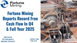 Gold Price Drives Record Free Cash Flow For Fortuna Mining