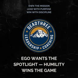 Ego Wants the Spotlight — Humility Wins the Game