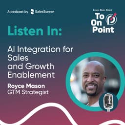 27. Royce Mason - AI Integration for Sales and Growth Enablement