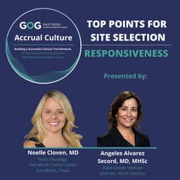 Accrual Culture: Top Points for Site Selection - Responsiveness