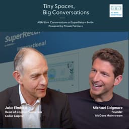 Coller Capital's Jake Elmhirst - secondaries coming in first: AGM Live at SuperReturn
