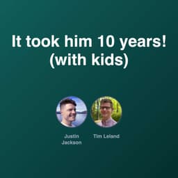 How Tim worked on side-projects for 10+ years, and finally went full-time (with kids)
