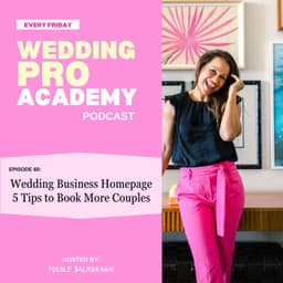 Wedding Business Homepage — 5 Tips to Book More Couples