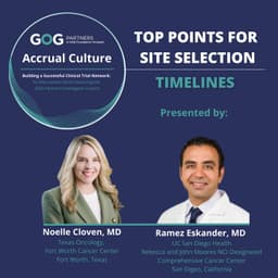 Accrual Culture: Top Points for Site Selection - Timelines